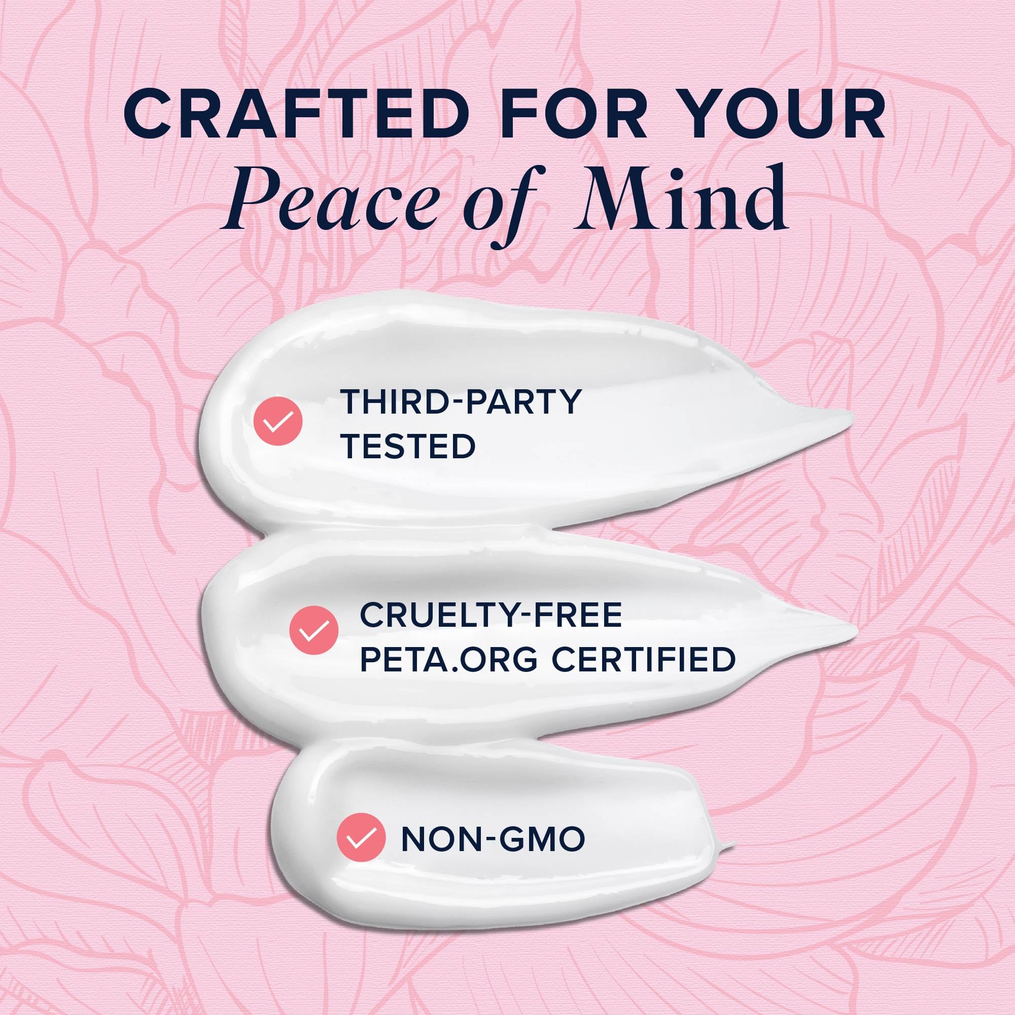 Cruelty-free certification visual reinforces ethical skincare choice