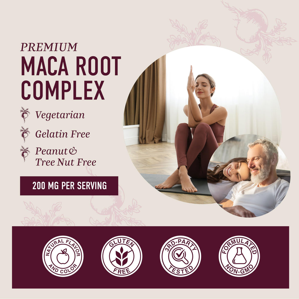 Etiqueta SMNutrition en gomita maca, garantía de calidad