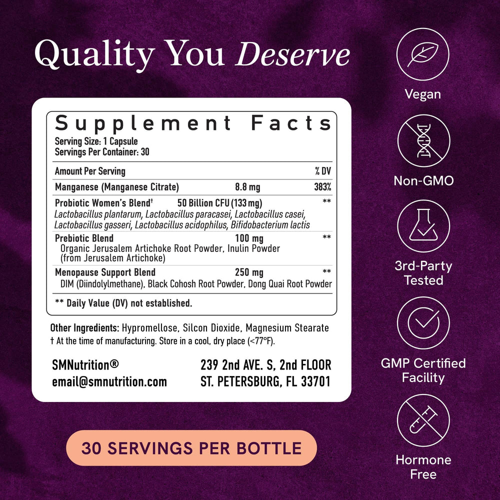 SMNutrition mood and energy support capsule scene highlighting daily wellness benefits.