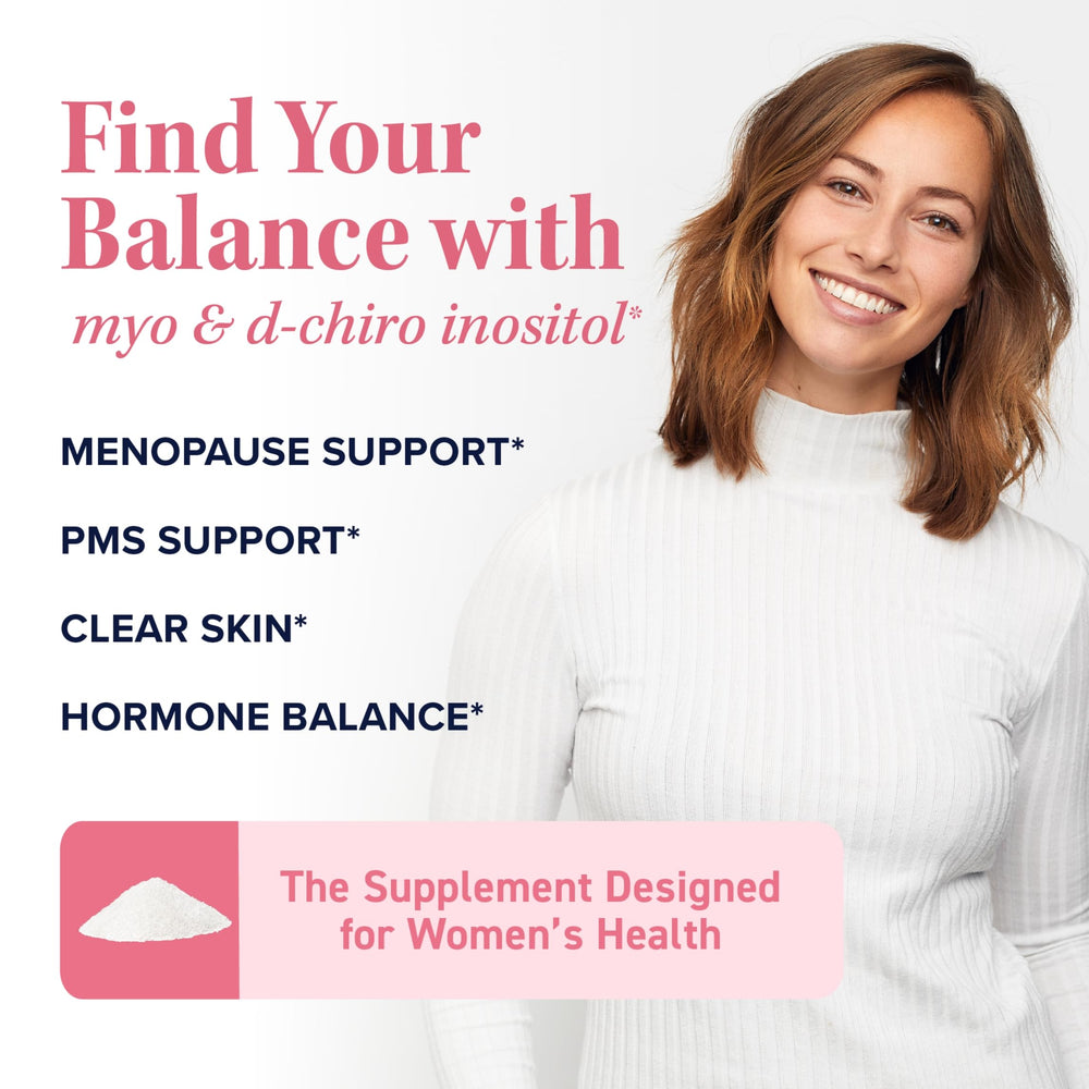 SMNutrition Myo-Inositol & D-Chiro Inositol serving scoop enables precise daily dosing.