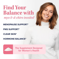 SMNutrition Myo-Inositol & D-Chiro Inositol serving scoop enables precise daily dosing.