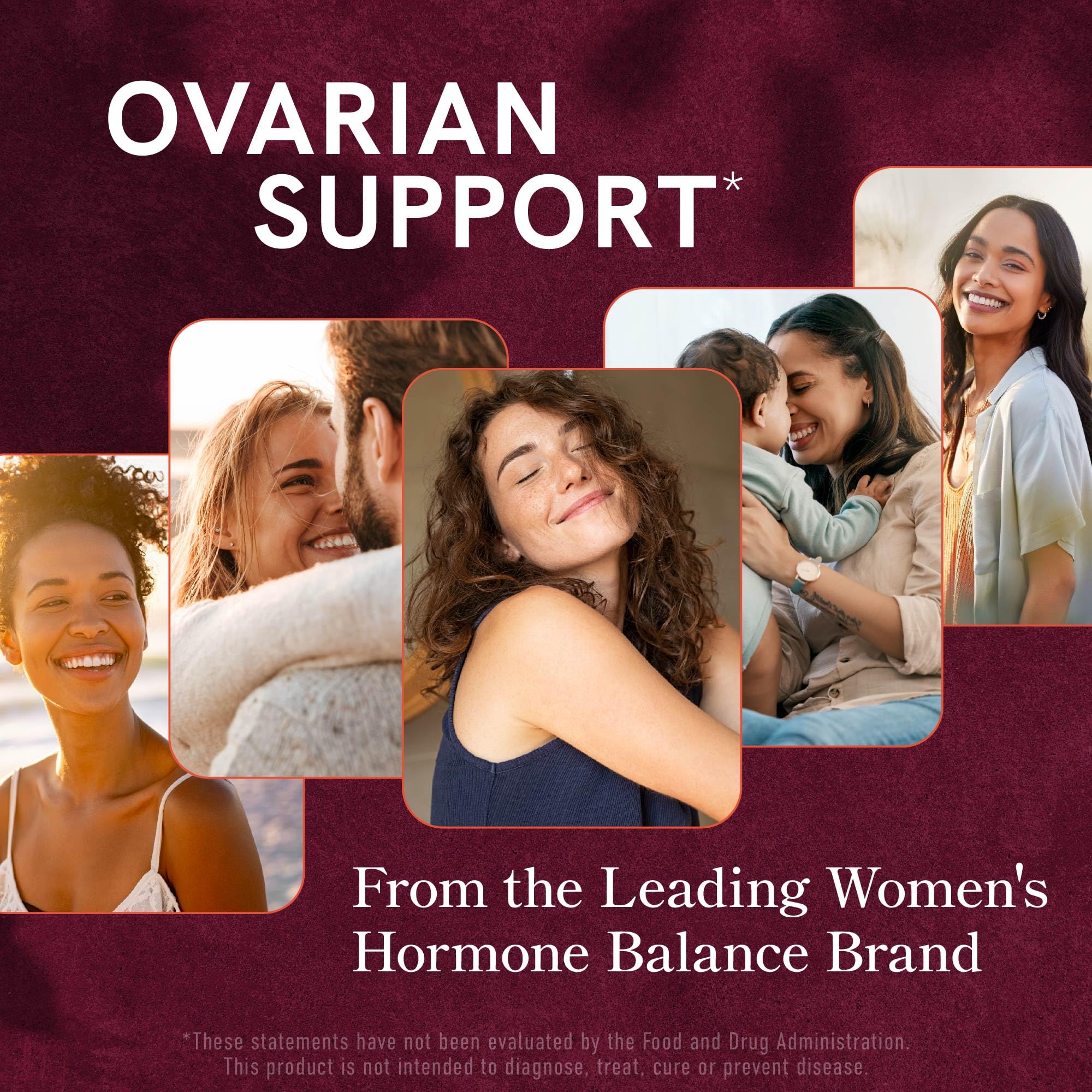 SMNutrition Ovarian Support bottle being poured for daily dosing.