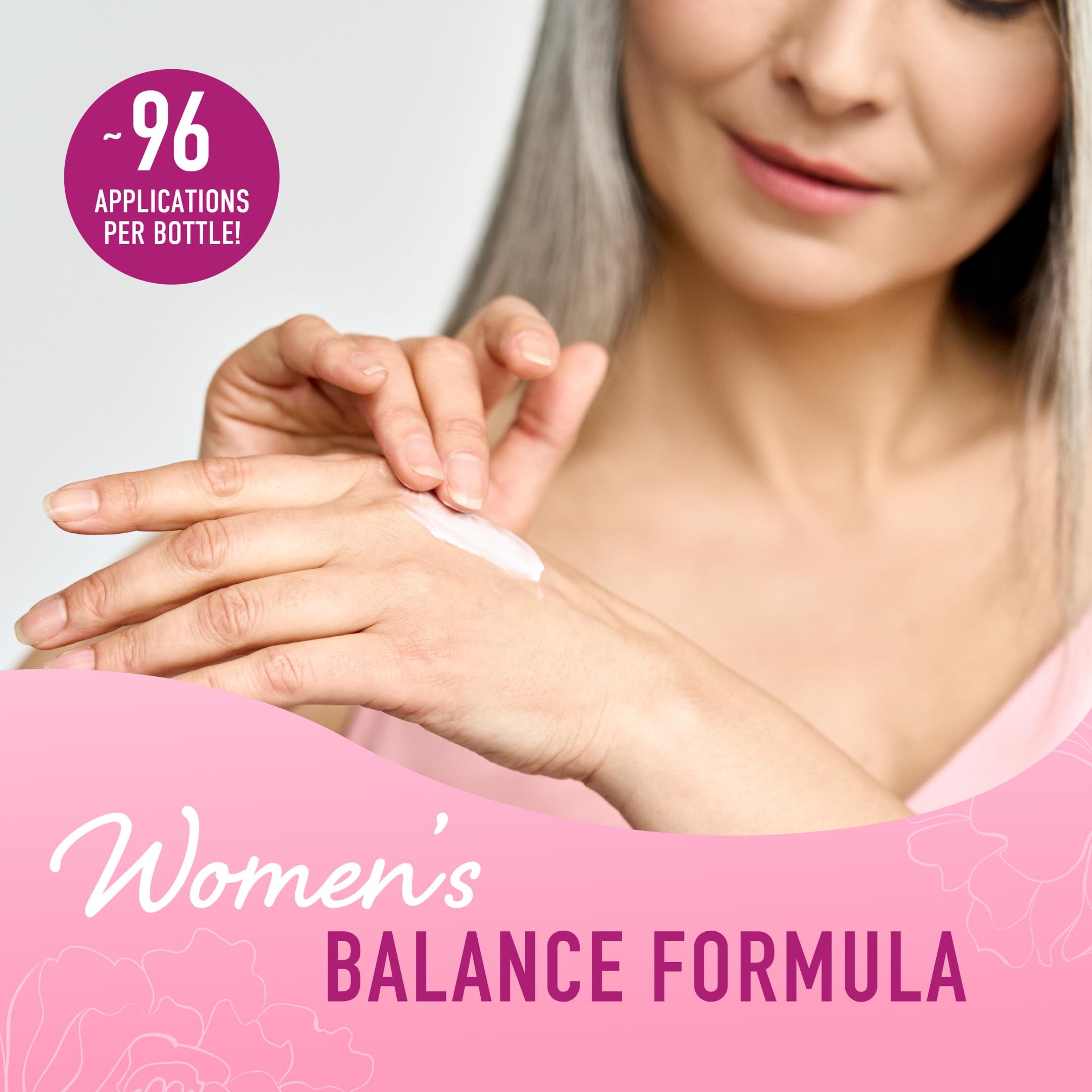 Close-up of SMNutrition Phyto Estrogen Cream label with vegan and paraben-free notes