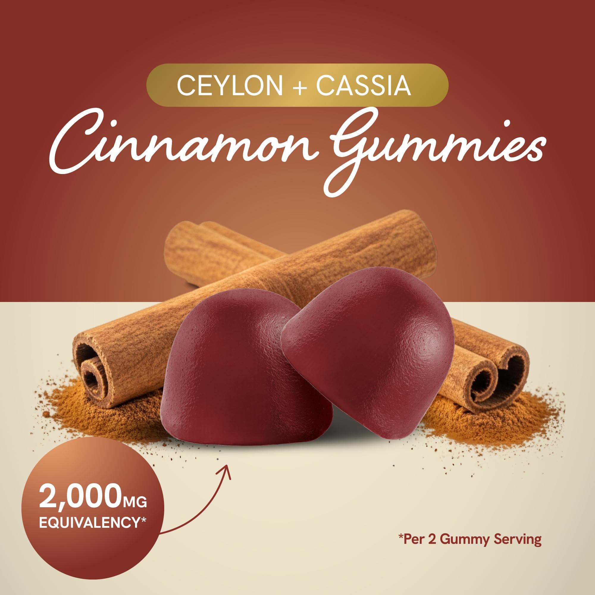 SMNutrition Sugar-Free Cinnamon Gummies apple-pie flavor visual for guilt-free snacking