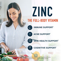 SMNutrition Zinc Balance Microbeadlets with Copper capsule close-up highlights gentle, delayed release.