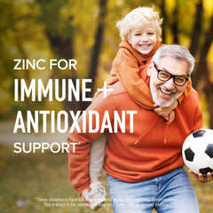 SMNutrition Zinc Balance Microbeadlets with Copper label shows gluten-free and non-GMO claims.