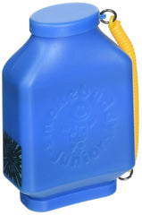 Smokebuddy Junior Glow Blue front view, a compact personal purifier for discreet air care.