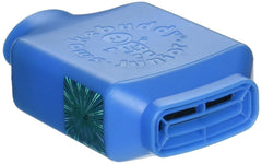 Smokebuddy Junior Glow Blue side angle highlights portable odor diffusing capability.