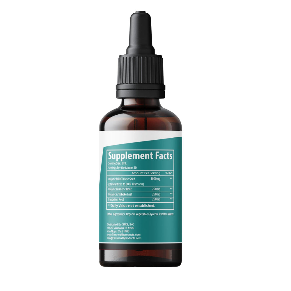 SMS Health Deep Liver Cleanse bottle dropper-use demonstrates sublingual absorption