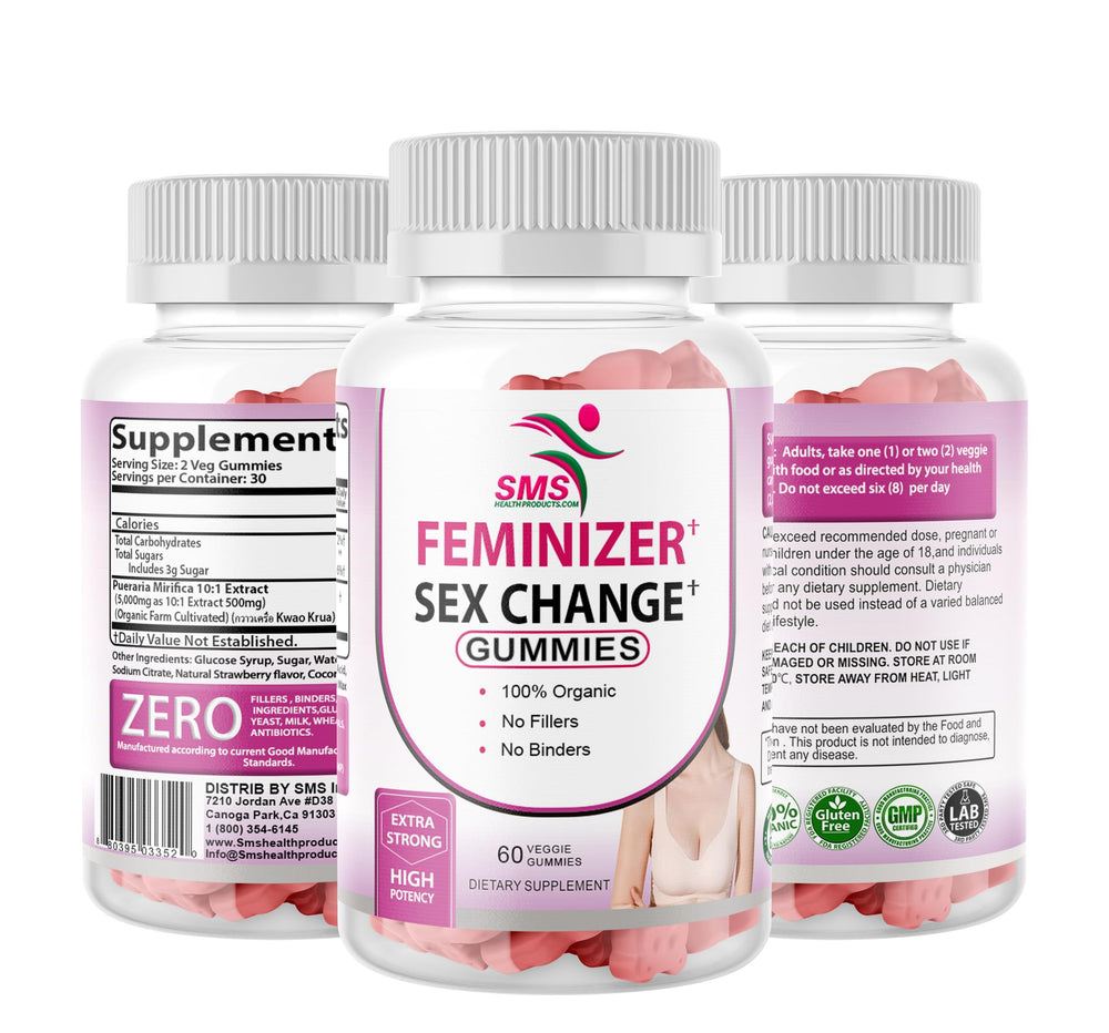 SMS Health Feminizer usage scene showing daily routine at home.