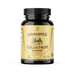 SMSHEALTHPRODUCTS.com grass-fed beef colostrum bottle showcases premium packaging for daily wellness