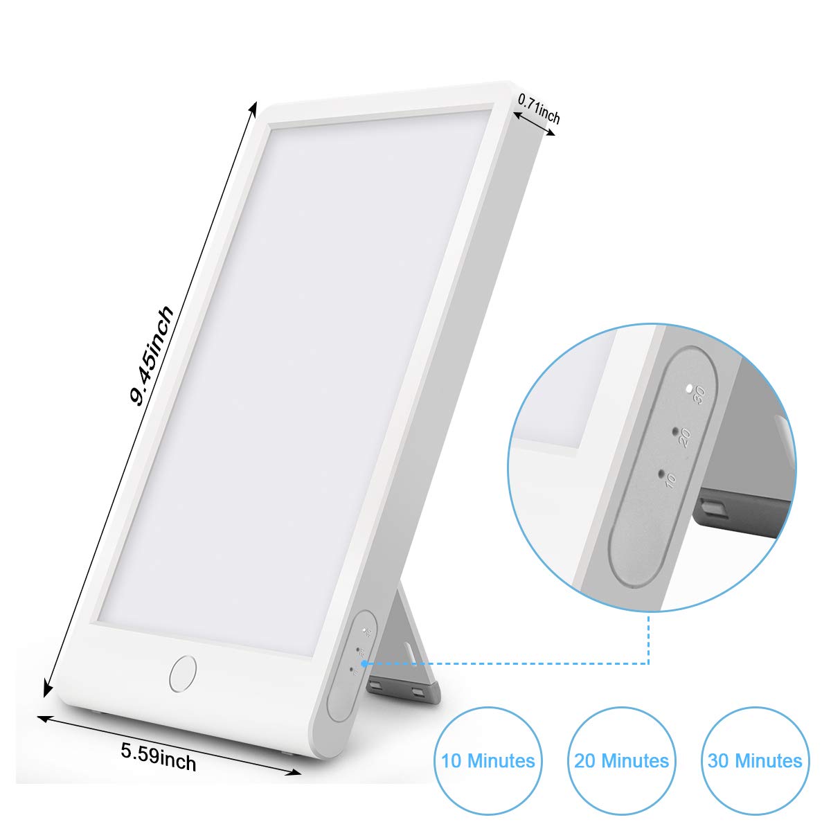 SMY Lighting portable desk pad design ideal for travel and home offices