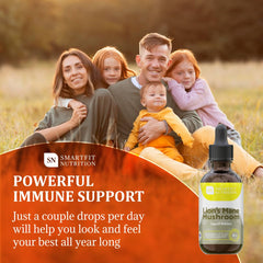SN SmartFit Lions Mane Extract amber bottle preserves potency