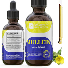 SN SMARTFIT NUTRITION Mullein Drops bottle front highlighting convenient daily use