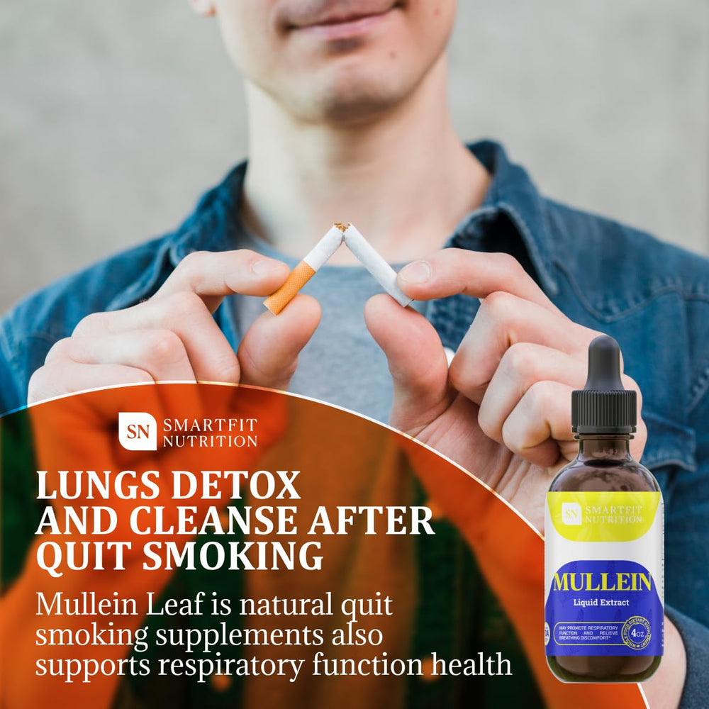 SN SMARTFIT NUTRITION Mullein Drops dropper ready for precise dosing