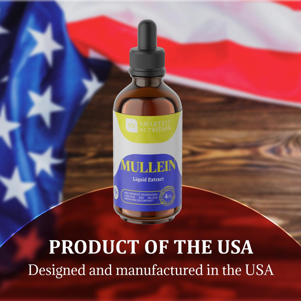 SN SMARTFIT NUTRITION Mullein Drops shelf display for easy access in daily routines