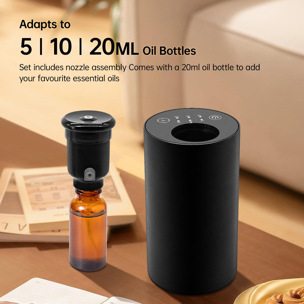 SNAHWGI diffuser with 20ml oil bottle included for easy swapping