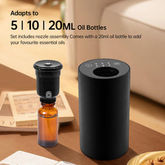 SNAHWGI diffuser with 20ml oil bottle included for easy swapping
