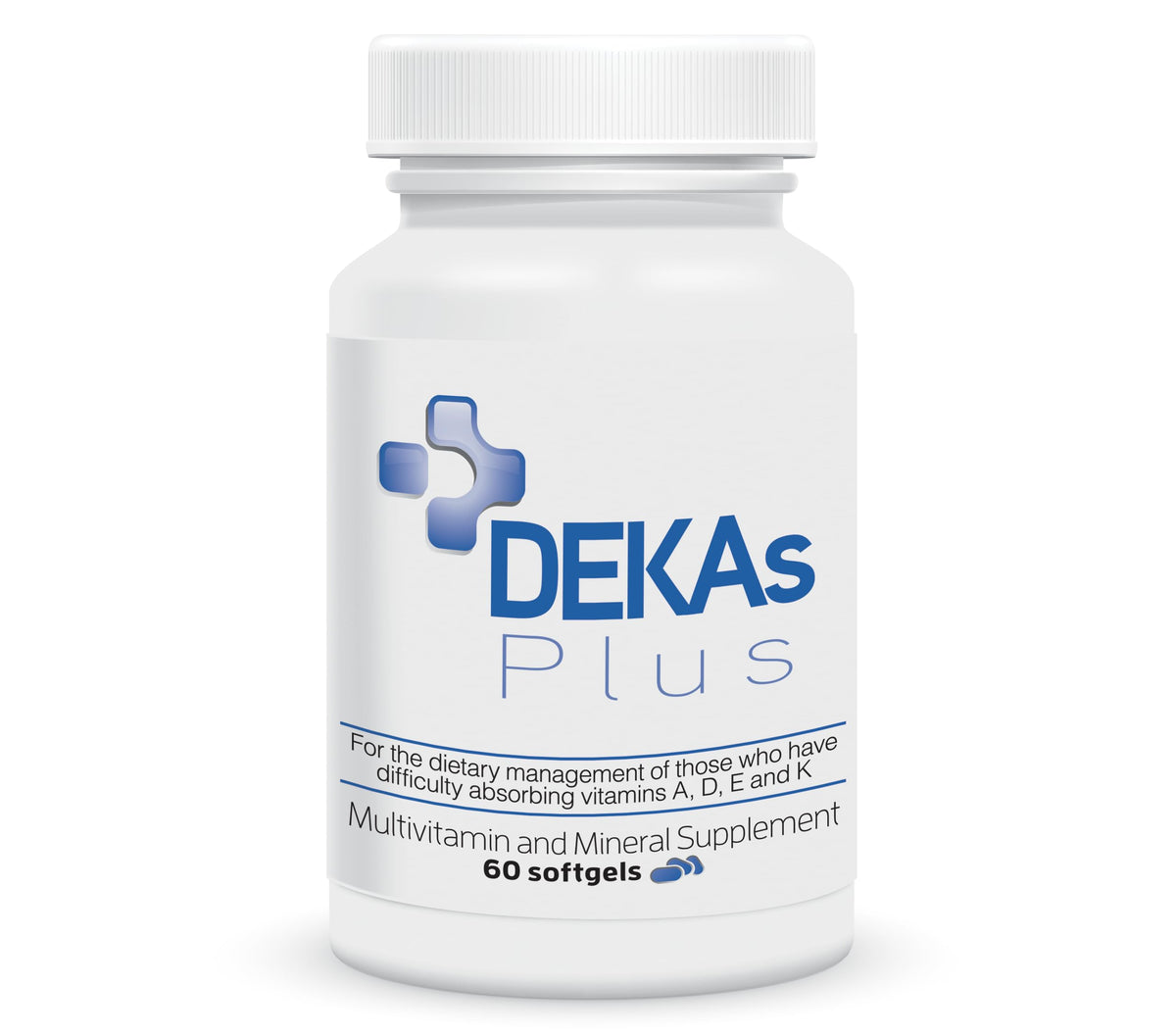 SNANA DEKA's Plus Softgels bottle for daily fat-soluble vitamin support