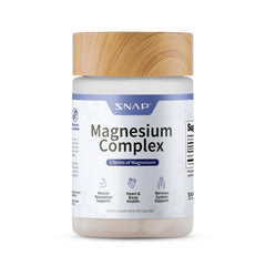 Snap Supplements 3in1 magnesium bottle front for daily support.