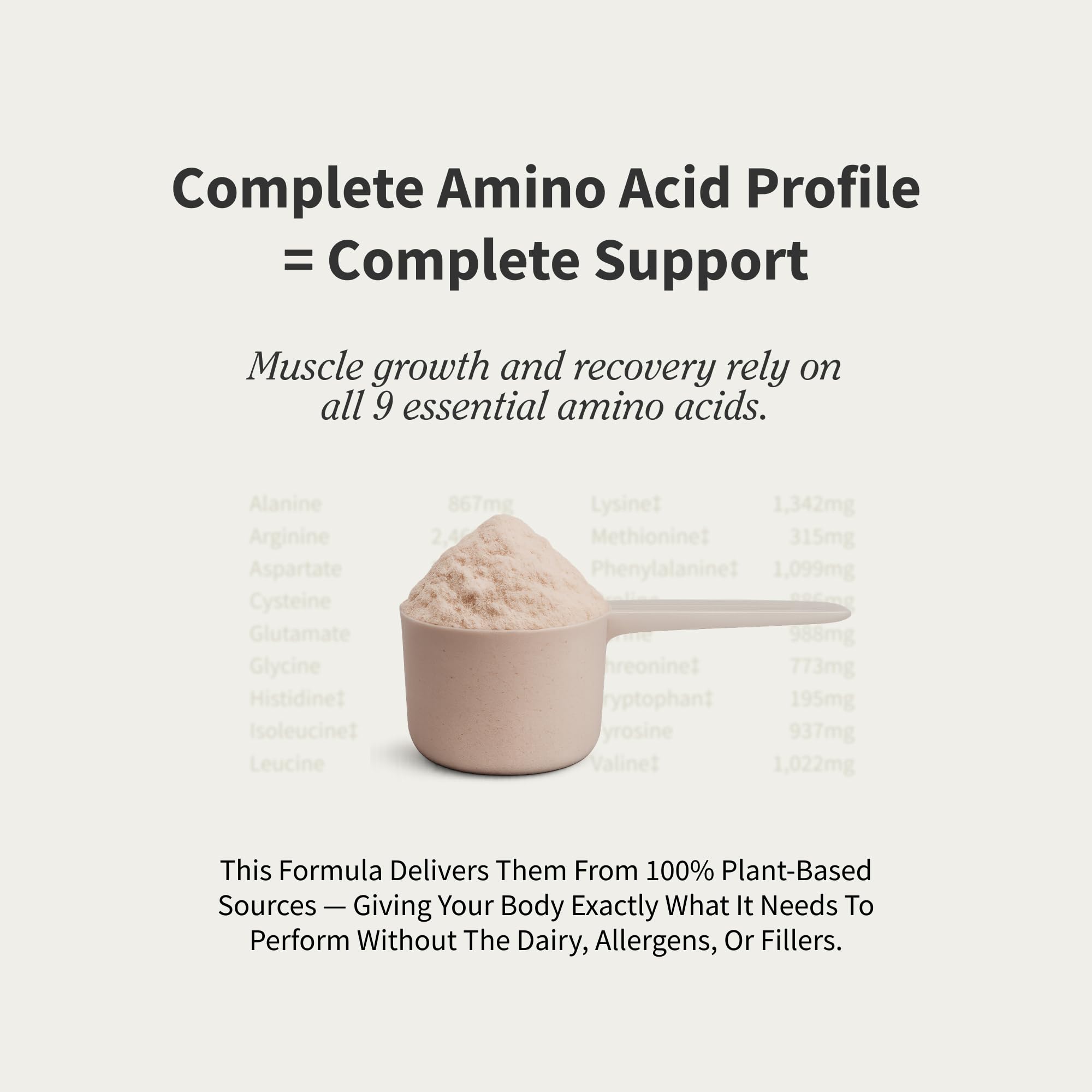 Snap Supplements essential amino acids graphic highlighting nine essential amino acids.