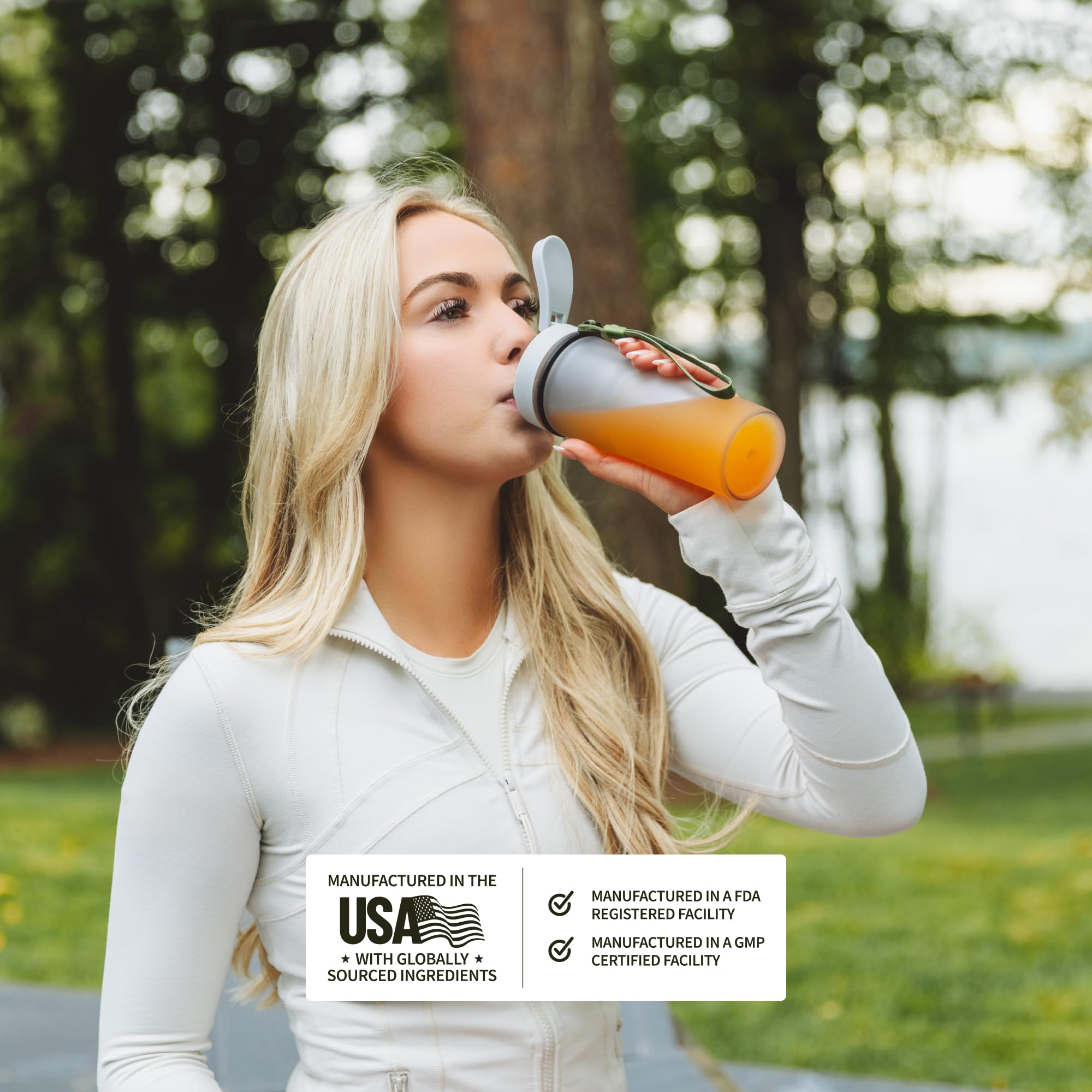 Snap Supplements BCAA powder label highlights no artificial flavors.