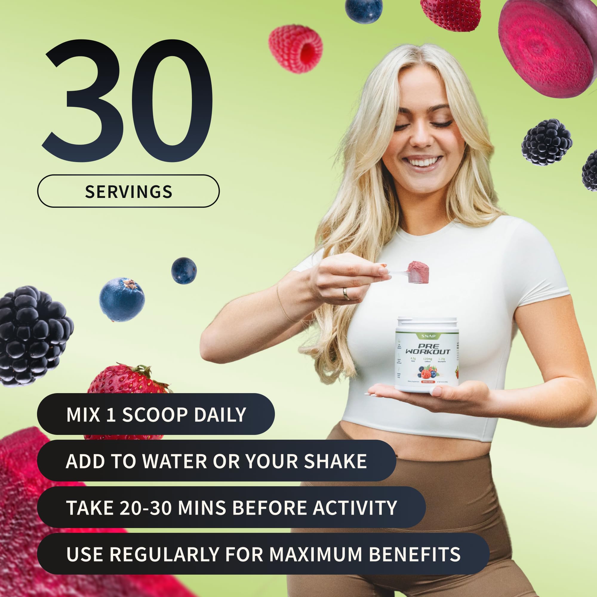 Snap Supplements beet root powder dispersion in water highlights quick, tasty pre-workout ritual.
