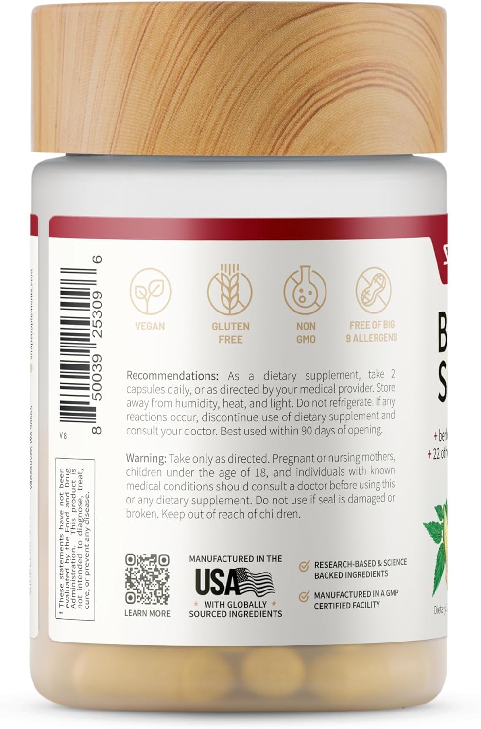 Snap Supplements Blood Sugar Blend 2-pack packaging indicates value.
