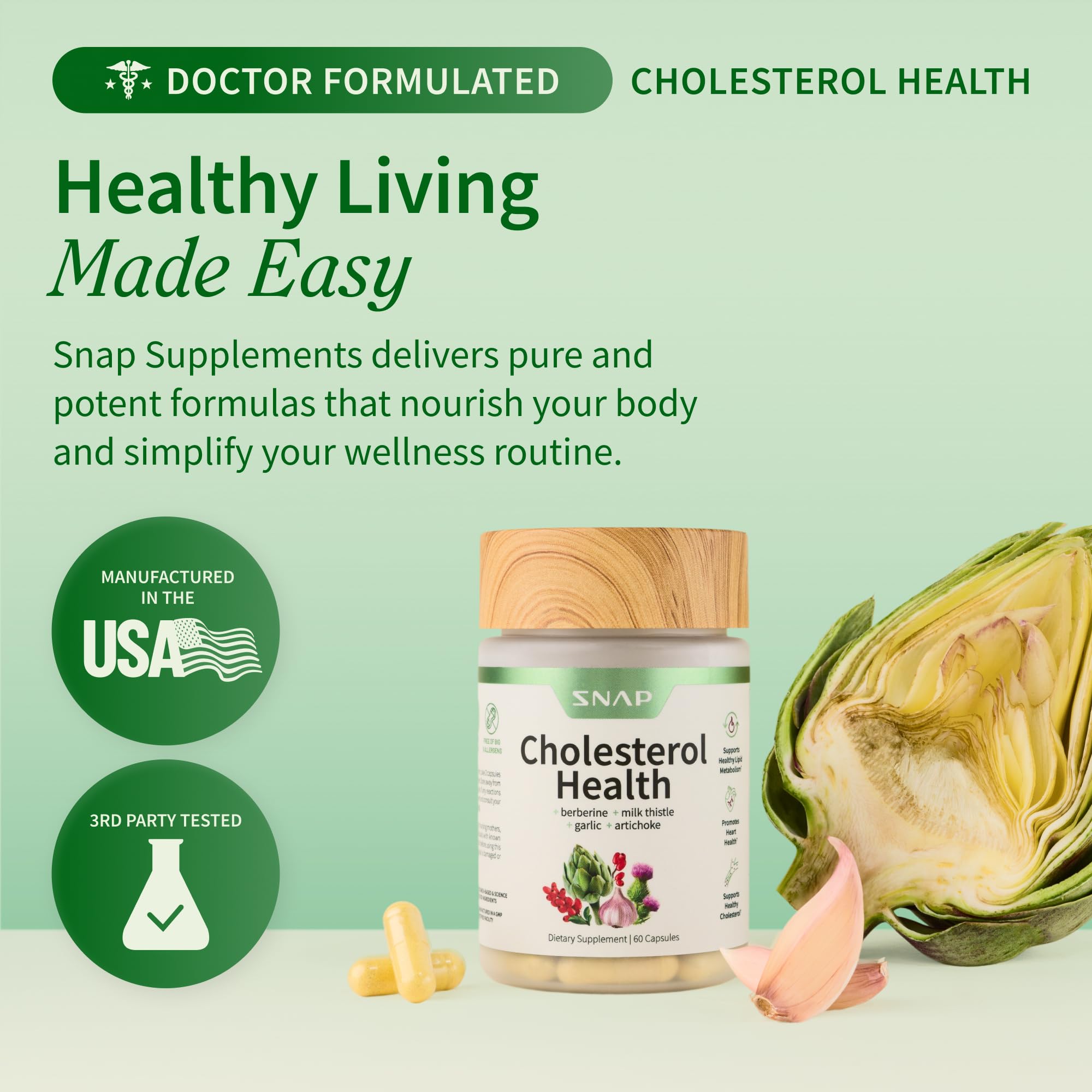 Snap Supplements product produced in a US GMP-certified facility