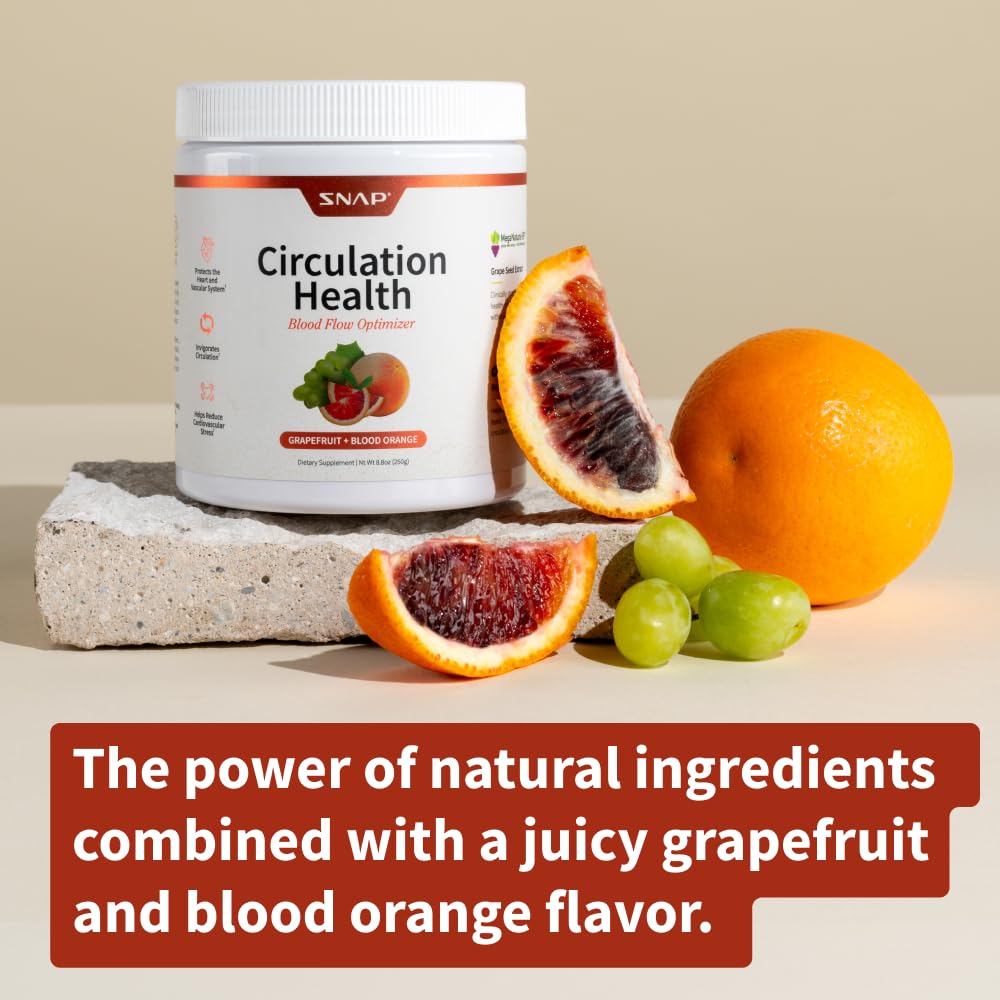 Snap Supplements Circulation energy moment suggests natural stamina support.