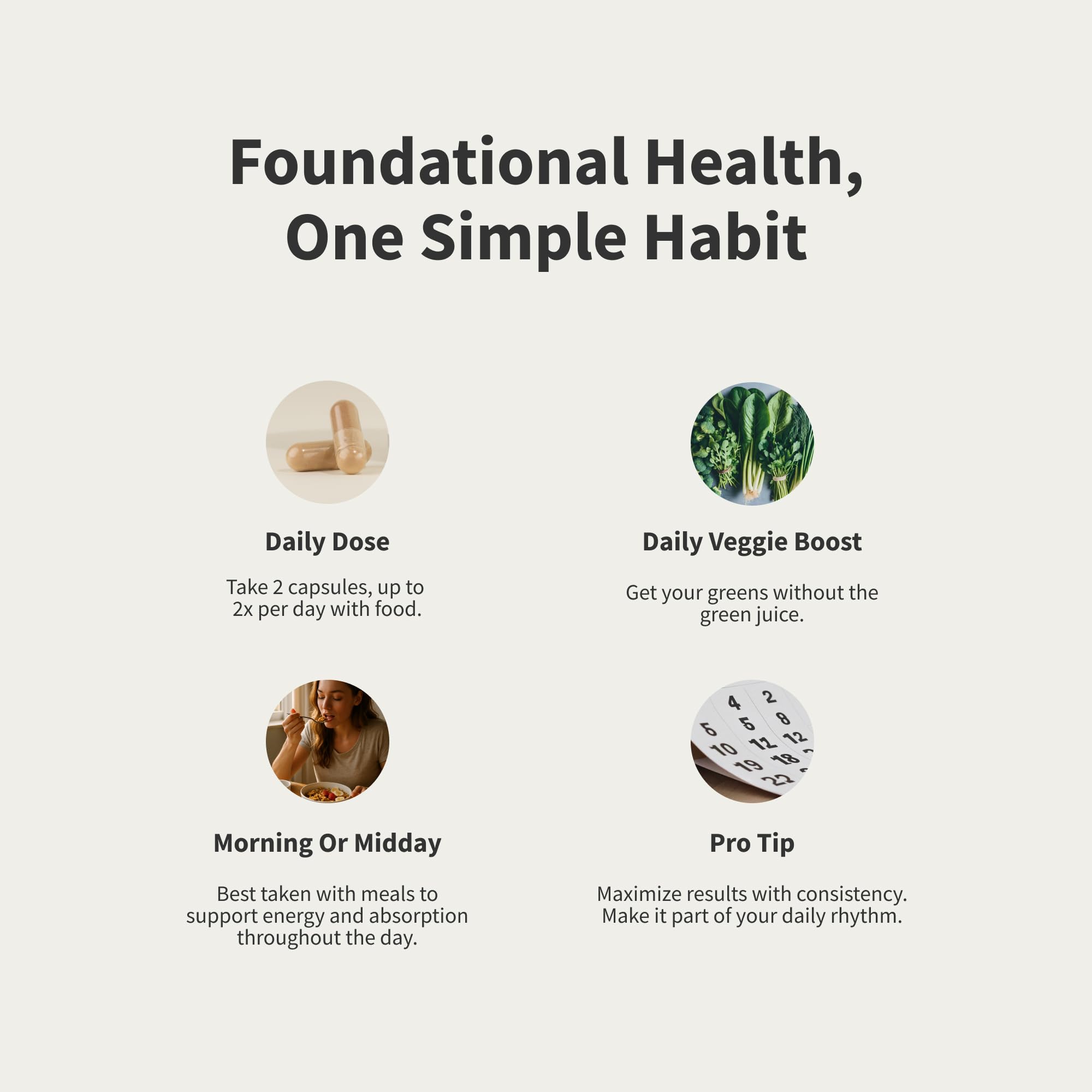Snap Supplements Daily Multivitamin for Women with fruits and greens nearby emphasizes wholesome ingredients.