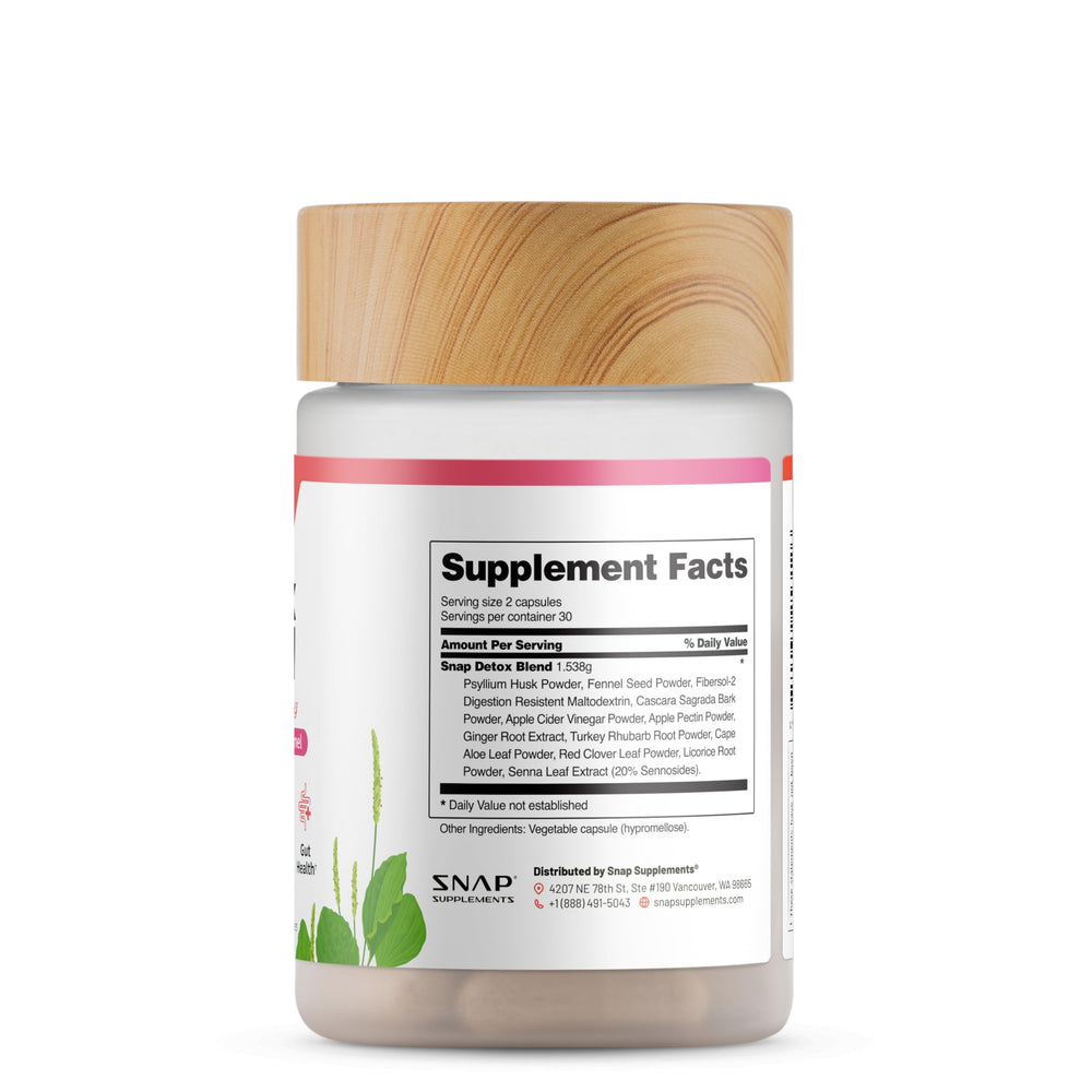 Snap Supplements Detox in-use shot for daily ritual.
