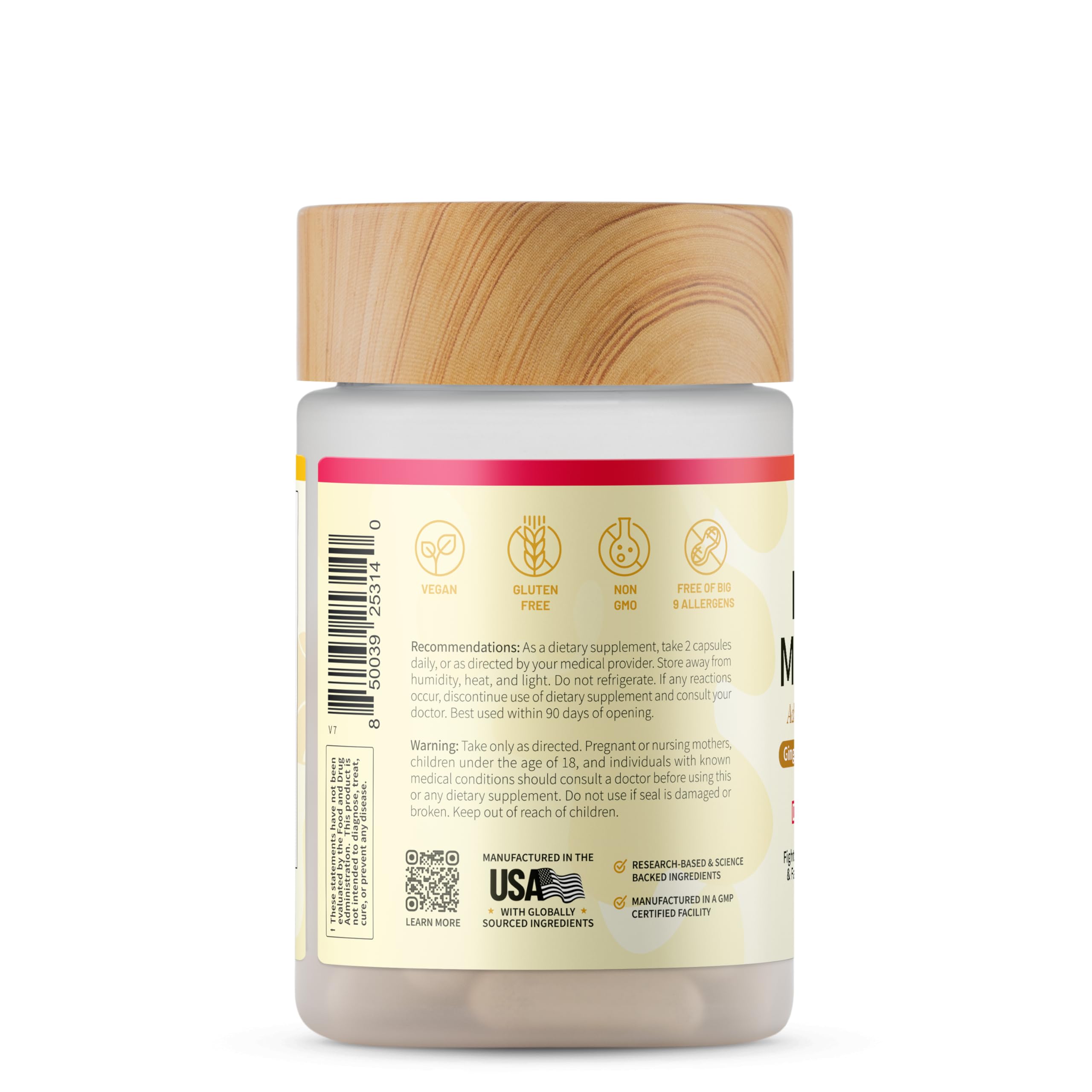 Packaging and branding on white background for Snap Supplements Energy & Metabolism.