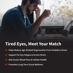 Snap Supplements Eye Health capsules count image confirms 60 capsules for daily use.