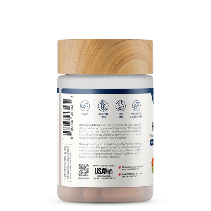 Snap Supplements Eye Health packaging shot displays branding and product details.