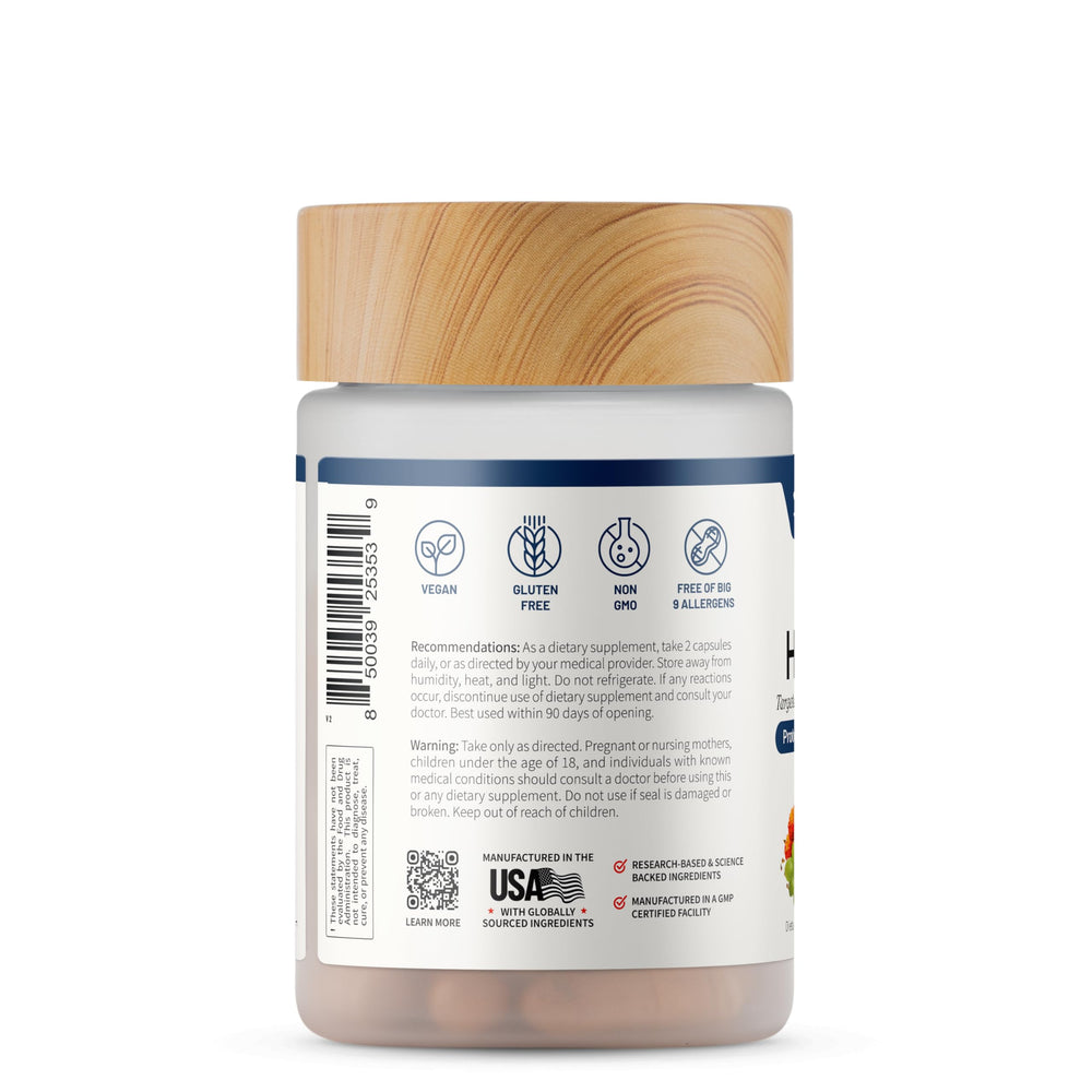 Snap Supplements Eye Health packaging shot displays branding and product details.