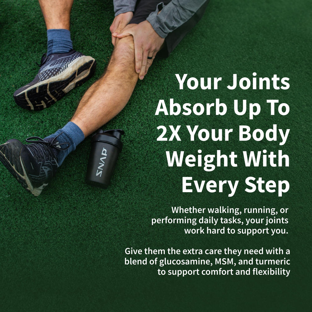 Snap Supplements flexible-use bottle supports regular workouts and activities.