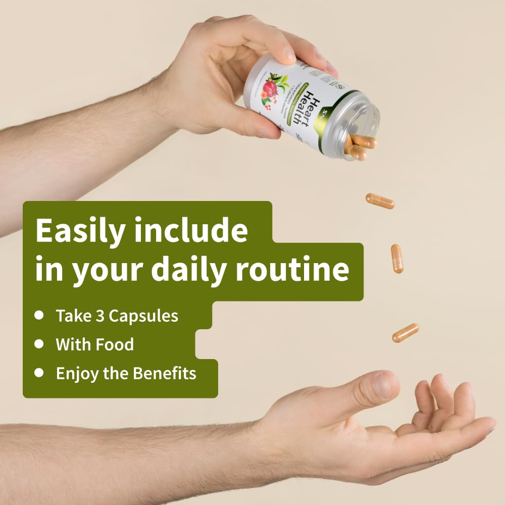 Snap Supplements Heart Health CoQ10 capsule in bottle supporting cellular energy