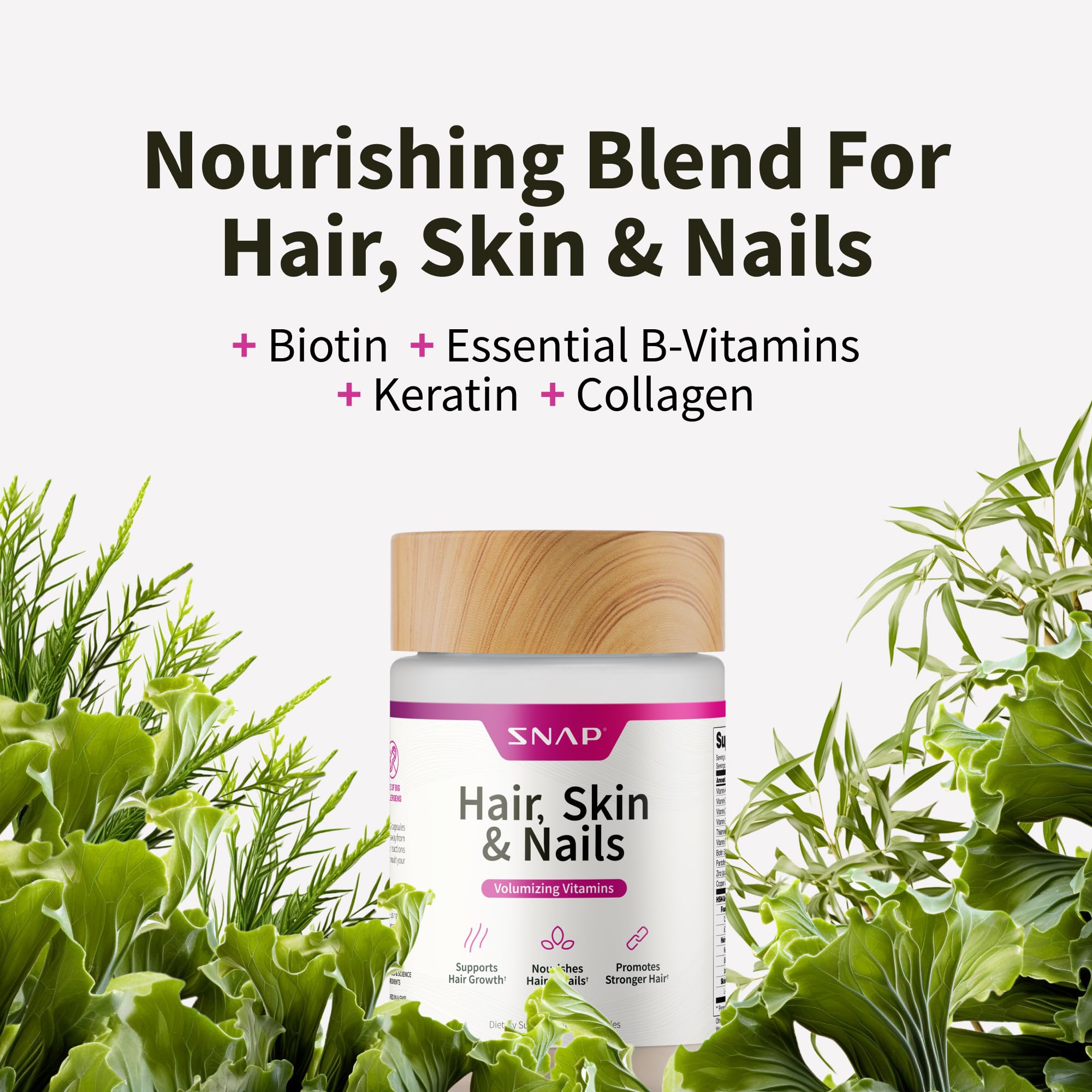 Snap Supplements kelp mineral-rich formula highlights natural minerals