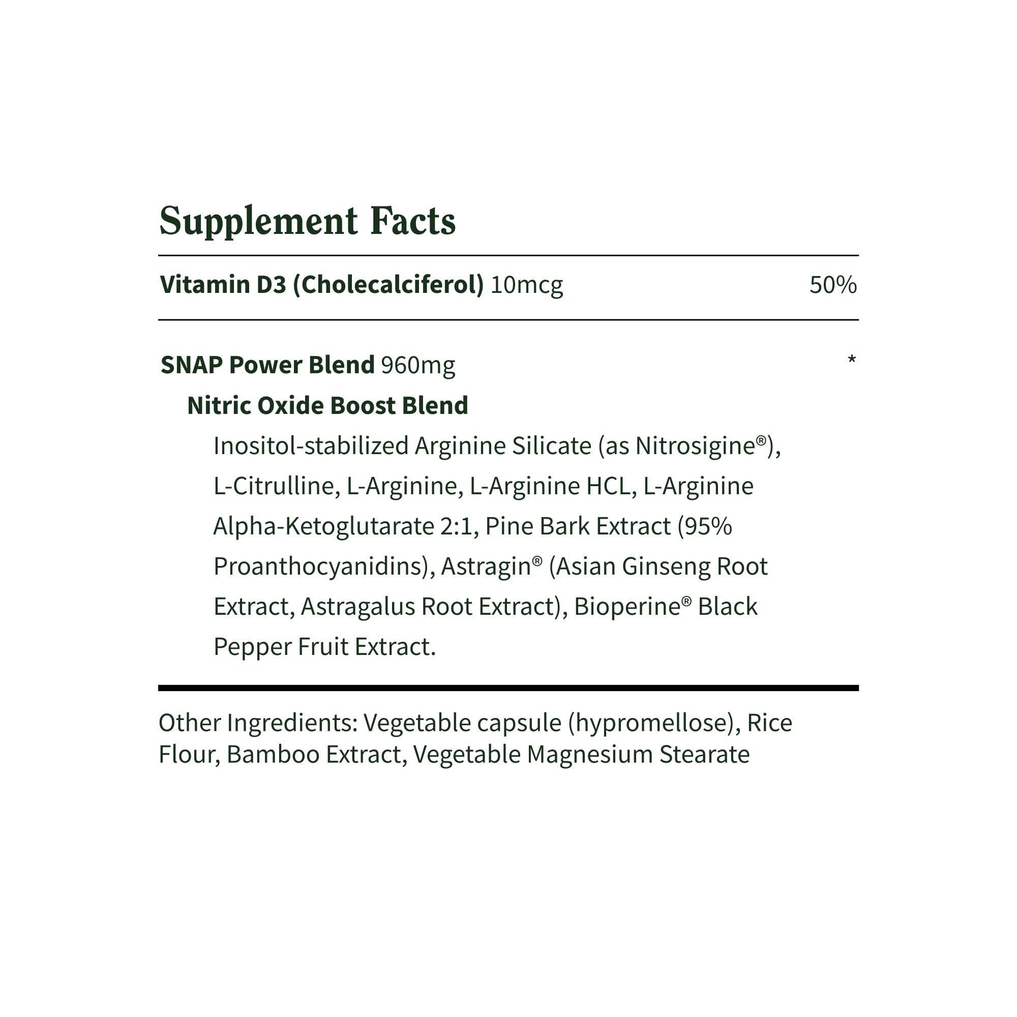Snap Supplements L-Arginine Capsules on a workout mat suggest pre- or post-workout support