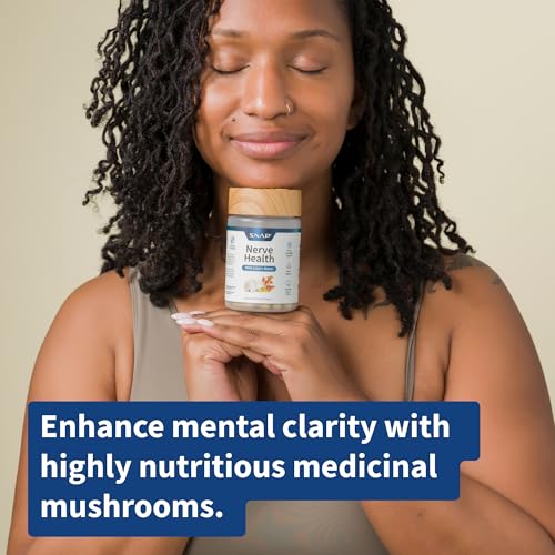 Snap Supplements nerve health herbs blend featuring herbal botanicals for clarity and calm