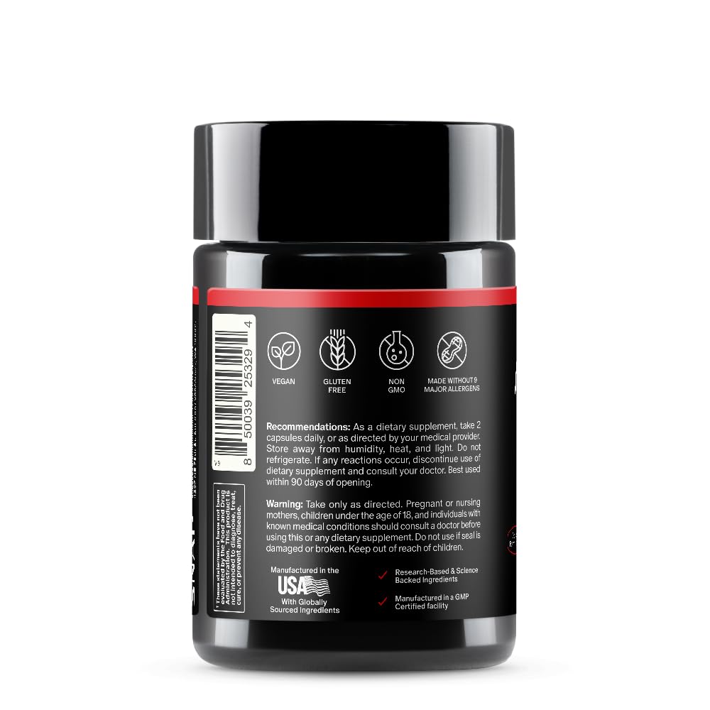 Snap Supplements Nitric Oxide glass with water and capsules for daily use.