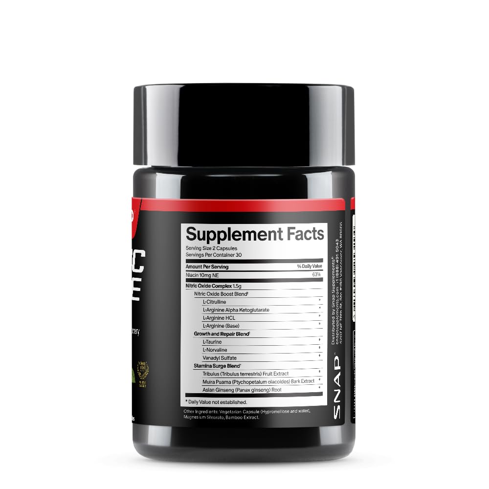 Snap Supplements Nitric Oxide gym bag scene implies convenient workout supplementation.