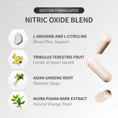 Snap Supplements Nitric Oxide label closeup shows vegan-friendly formula.