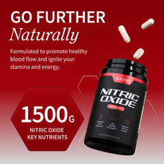 Snap Supplements Nitric Oxide label showing vegan, gluten-free formulation for health-conscious athletes.