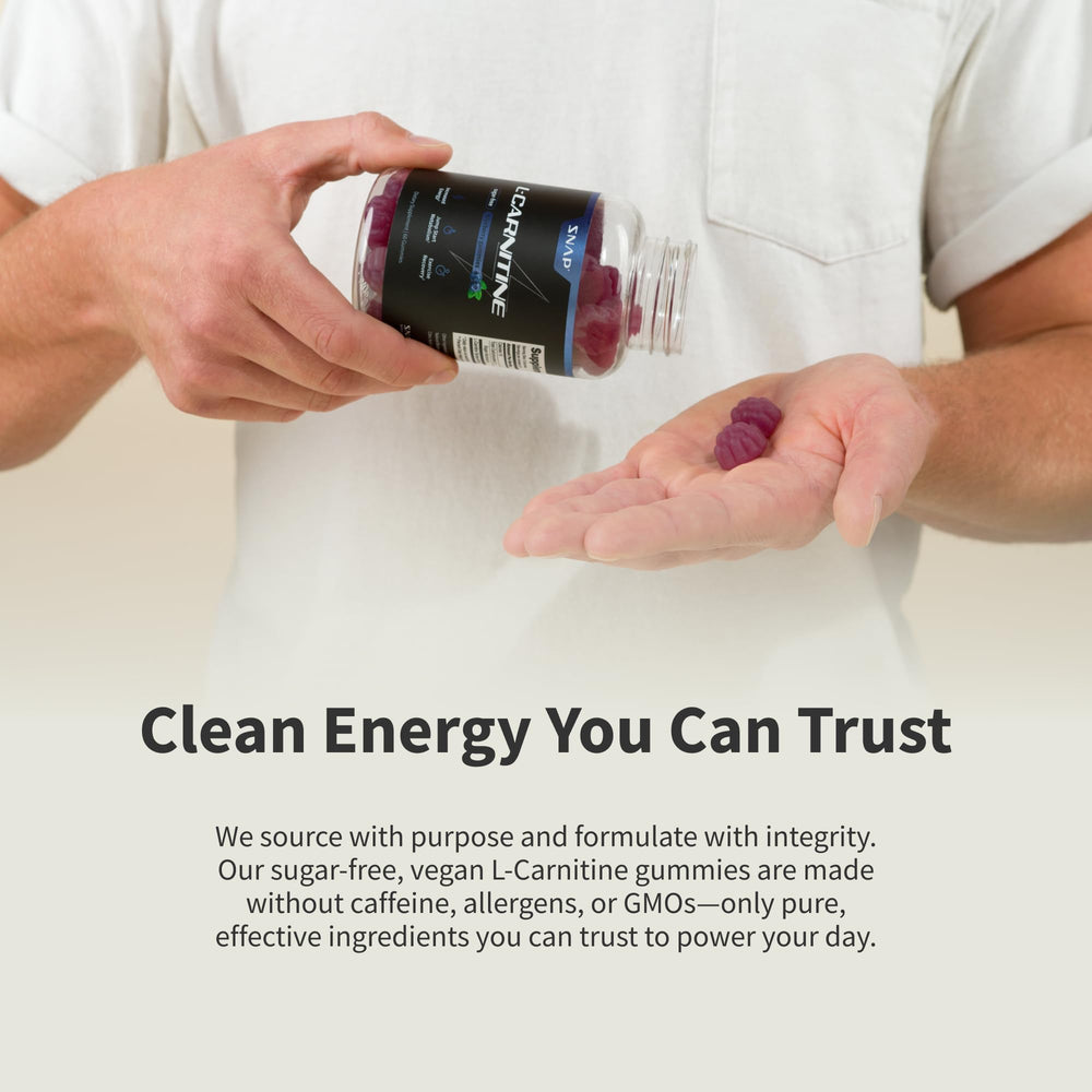 Snap Supplements nutrition panel view notes sugar-free formula and dosage details