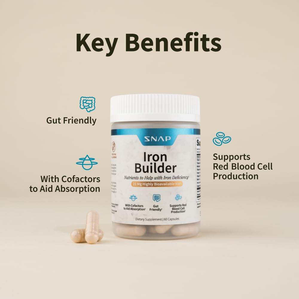 Snap Supplements organic nutrients bottle emphasizes plant-based blend.