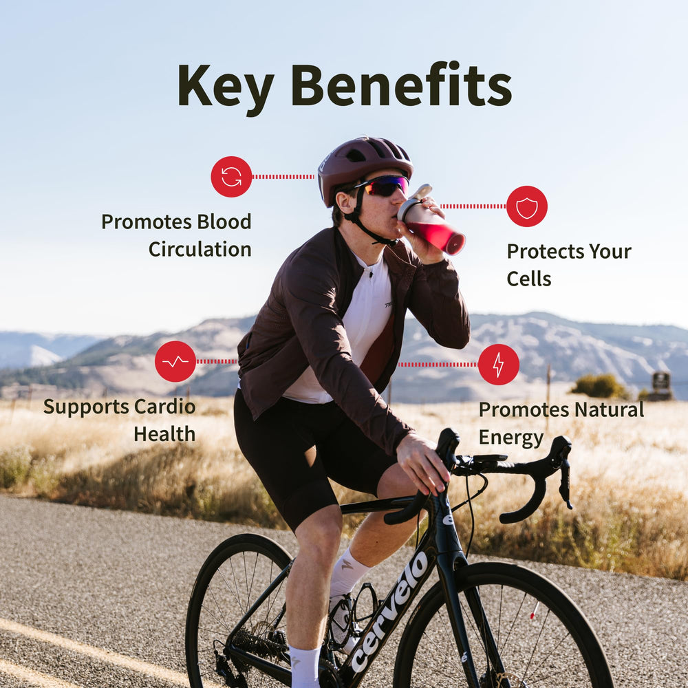 Snap Supplements pomegranate red spinach blend hints at powerful red superfood benefits.