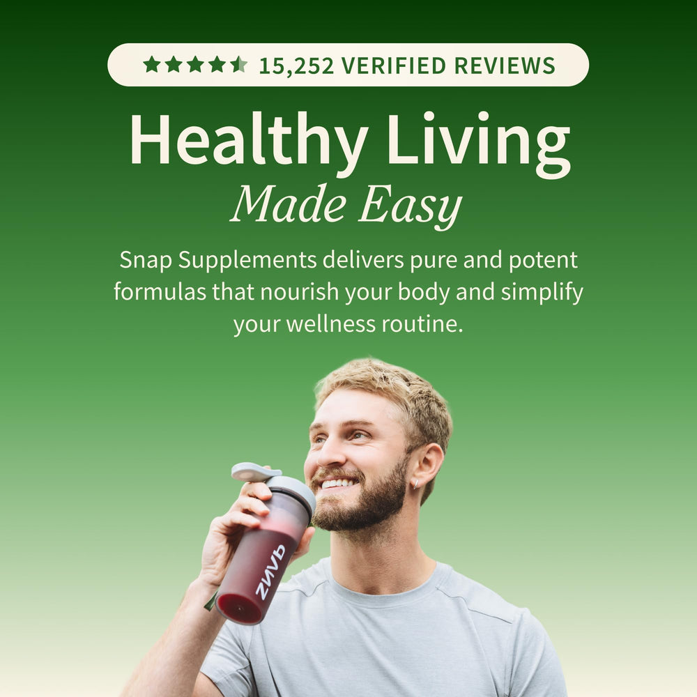 Snap Supplements Pomegranate and spinach for antioxidant support.