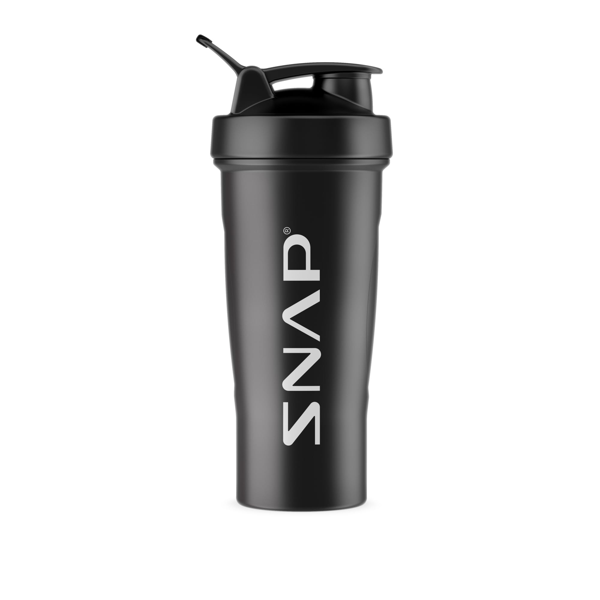 Snap Supplements shaker bottle 700 ml with secure lid for on-the-go hydration.